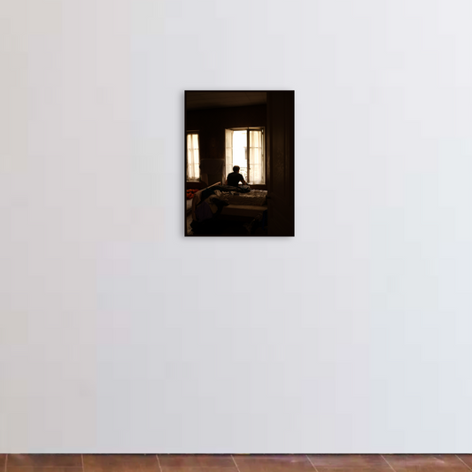 Roman faisant face à la fenêtre du sleeping, Lyon