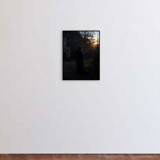 Lisa attendant le soleil, Drôme